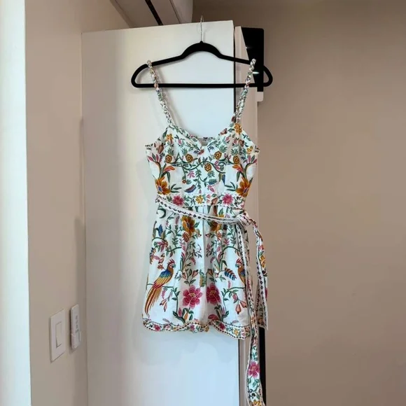 Farm Rio Off-White Delicate Forest Romper - Picture 4 of 7